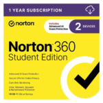 Norton 360 Student Edition Antivirus for 2 Devices (Digital Download)