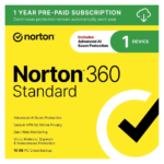 Newegg Exclusive Norton 360 Standard 2026 for 1 Device, 15 Months